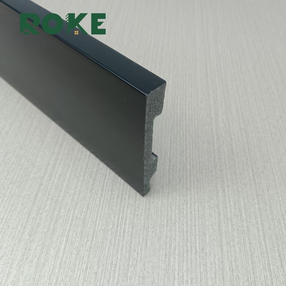 ROKE Ps Moulding Frame 10cm Production Line Waterproof Skirting Ps White Hotel Ceiling Line Skirt Ps Skirting Board
