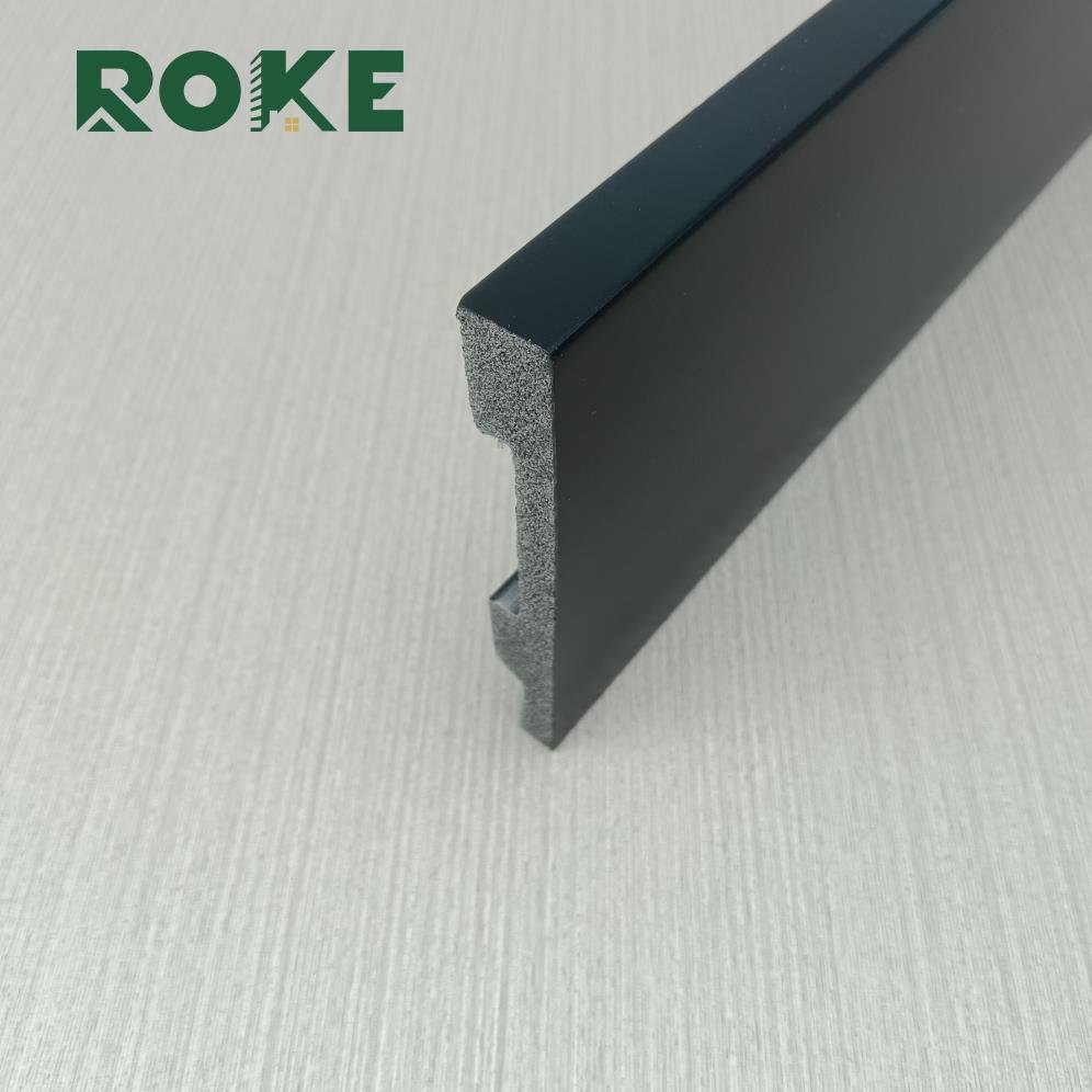ROKE Ps Moulding Frame 10cm Production Line Waterproof Skirting Ps White Hotel Ceiling Line Skirt Ps Skirting Board