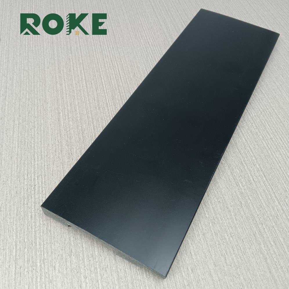 ROKE Ps Moulding Frame 10cm Production Line Waterproof Skirting Ps White Hotel Ceiling Line Skirt Ps Skirting Board