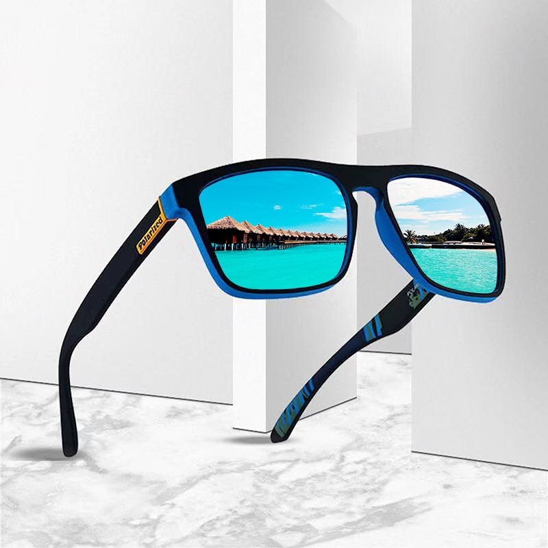 New outdoor polarized sunglasses men's sports driving box riding shades sunglasses
