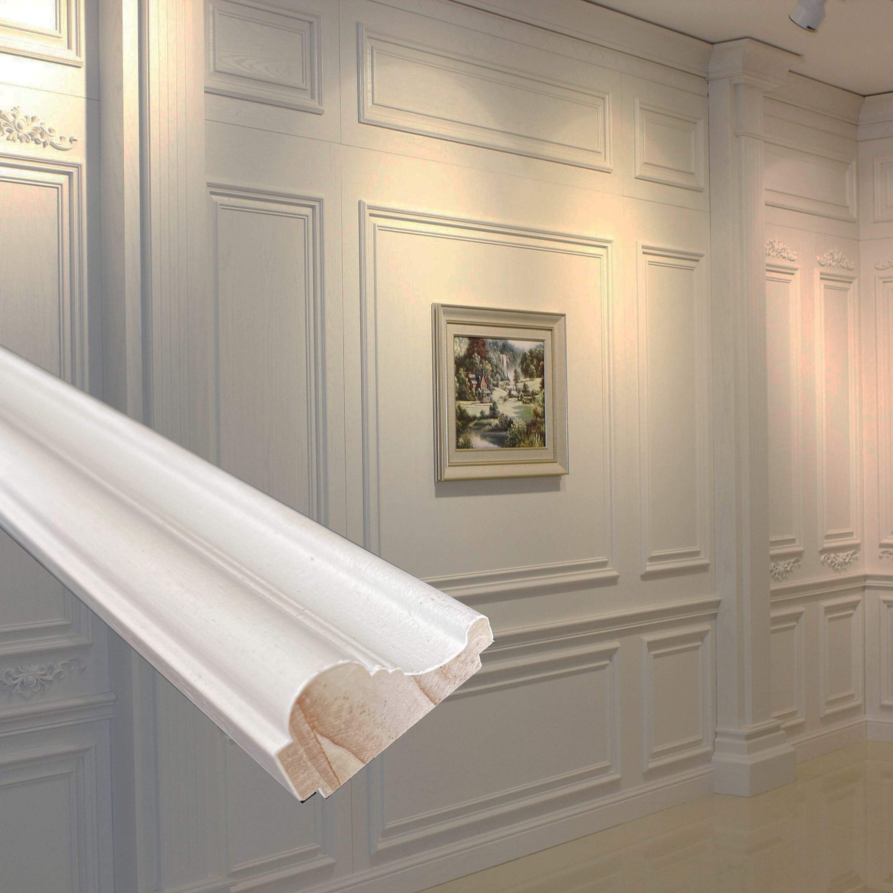 Modern Room Decoration Door And Window Trim Board Moulding Wood Frame Moulding Wall Trim