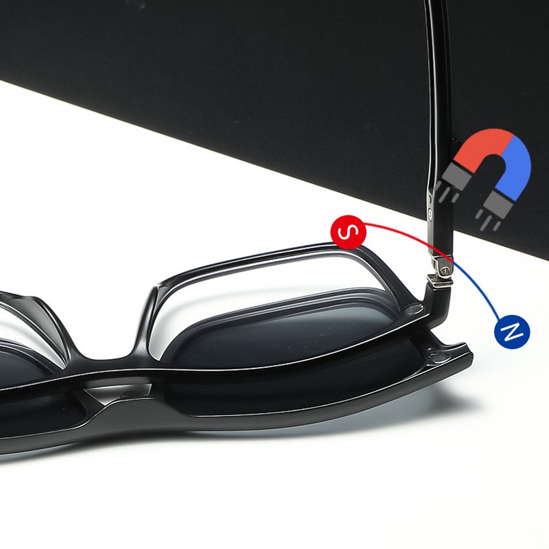DLC2215 PC Magnetic Polarized Clip on 5 in 1 Sunglasses Innovative Eyewear