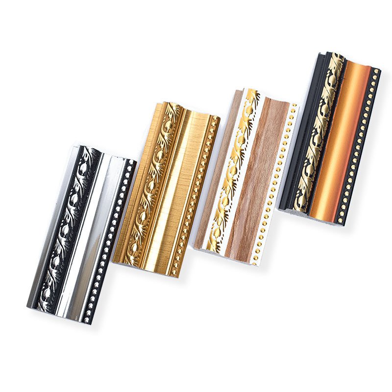Modern Art Frames PS Plastic Photo Frame Mouldings Vintage bronze PS Picture Frame Molds