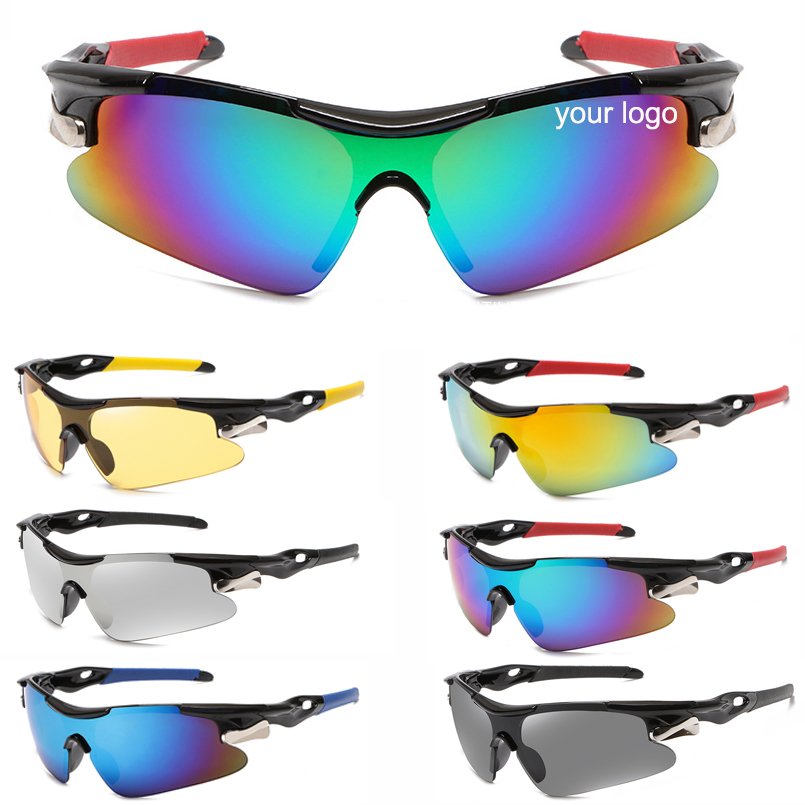 ZHIHENG Fashion Fast Photochromic One Piece Lens Big Frame Bicycle Glasses UV400 Full Frame Outdoor Sports Sunglasses