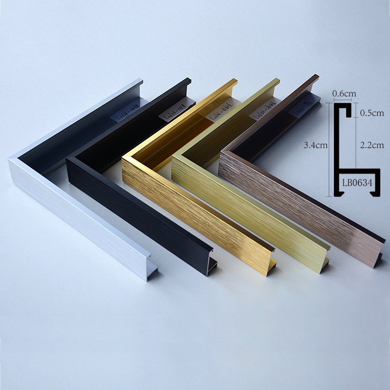 Wholesale Custom Size A0 A1 A2 A3 A4 A5 5x7 4x6 24x36 Gold Silver Black Metal Aluminium wall Photo frame Picture Frames