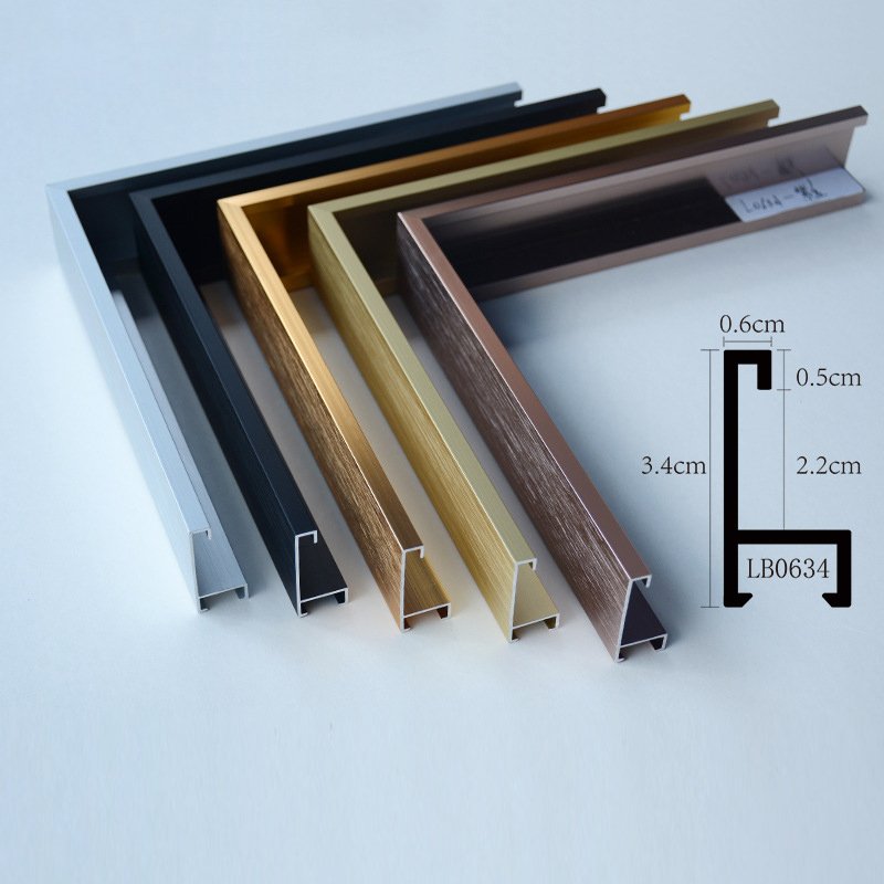 Wholesale Custom Size A0 A1 A2 A3 A4 A5 5x7 4x6 24x36 Gold Silver Black Metal Aluminium wall Photo frame Picture Frames