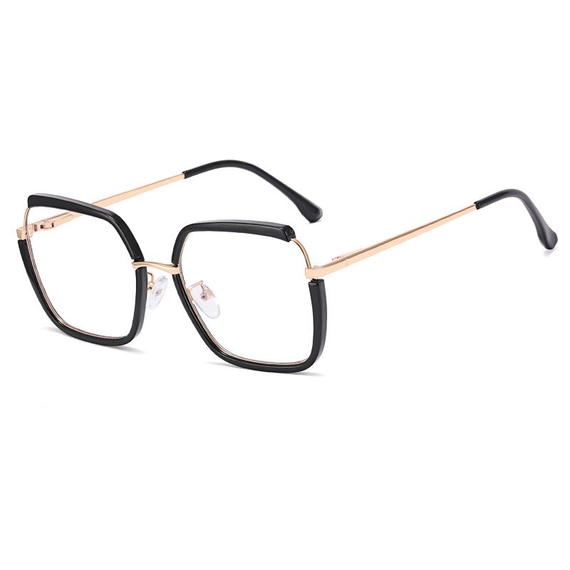 Finewell 82043 Oversized Fashion Anti-Blue Light Myopia Glasses Frame For Women Trendy