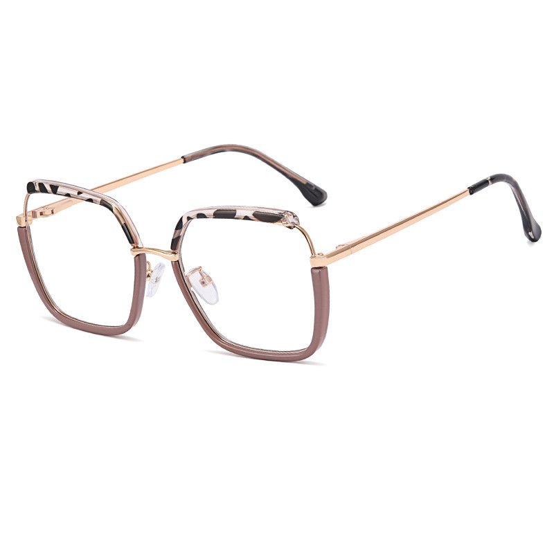 Finewell 82043 Oversized Fashion Anti-Blue Light Myopia Glasses Frame For Women Trendy