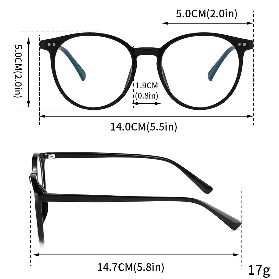 Custom Durable Blue Light Blocking Glasses Computer Blue Light Blocking Glasses Round Anti Blue Light Blocking Glasses