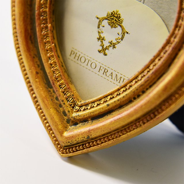 Wholesales Moulding Love Heart Vintage 3D Rose Wedding Photo Resin Frame