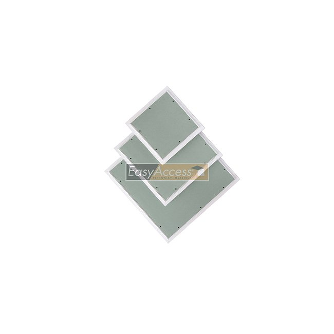 Stylish and Functional Ceiling Panel White Powder-Coated Frame and Green MR Board