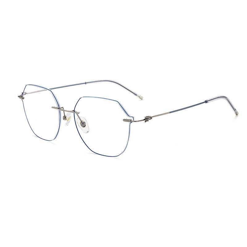 Luxury New Italy Design Rimless Reading Glasses Frame Ultra-light Optical Eyeglass Anti-fatigue Eyewears Glasses for Men