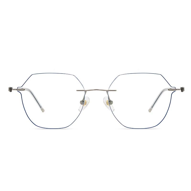 Luxury New Italy Design Rimless Reading Glasses Frame Ultra-light Optical Eyeglass Anti-fatigue Eyewears Glasses for Men