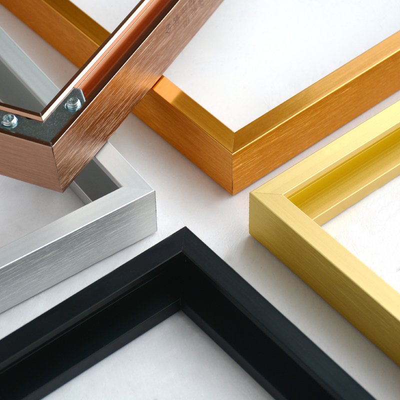 5 Colors 8x12 16x20 18x24 20x24 24x36 inch Metal Photo Picture Frame Moulding Aluminum Profile