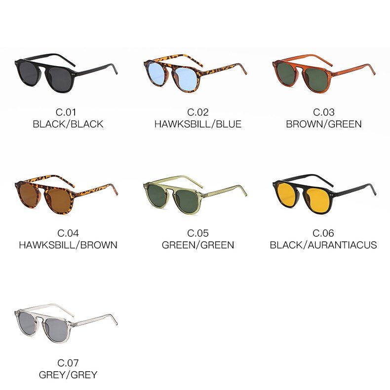 European American fashion plastic black square frame sun glasses uv protection women men China manufacture sunglasses 2024