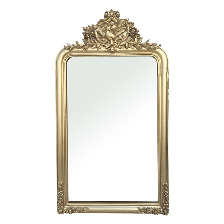 Baroque Style Picture Ornaments Antique Moulding PU Mirror Frame Decors