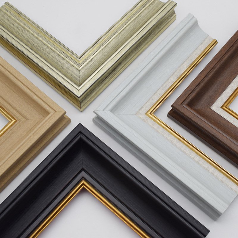 Free Sample Polystyrene Wood-Like Plastic Picture PS Mirror Photo Picture ps photo frame bars moulding