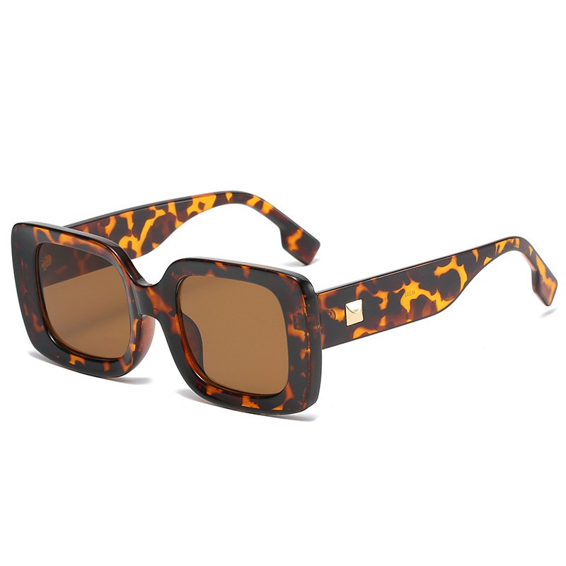 New styles vintage rectangle INS fashion sun glasses wholesale custom logo luxury female Sunglasses for women