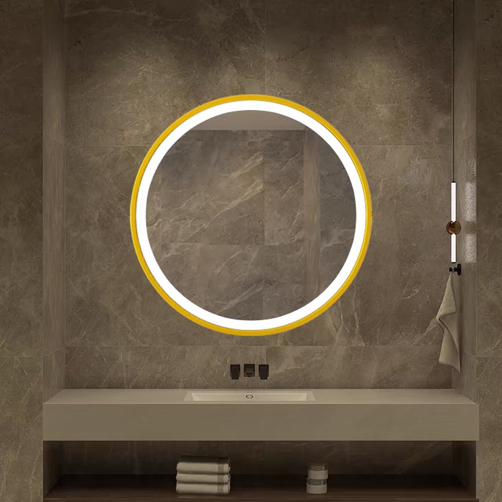 Eco-friendly modern metal mouldings DIY metal gold black silver round canvas painting photo picture mirror frame
