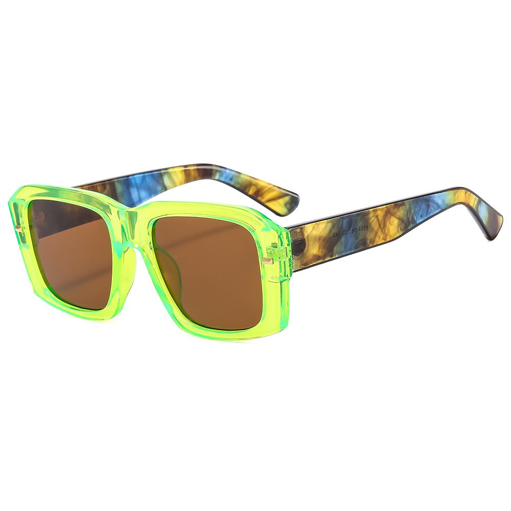 wholesale Custom shades Metal Logo gafas de sol High End Luxury Sexy square designer glasses Thick Acetate Sunglasses Men Women