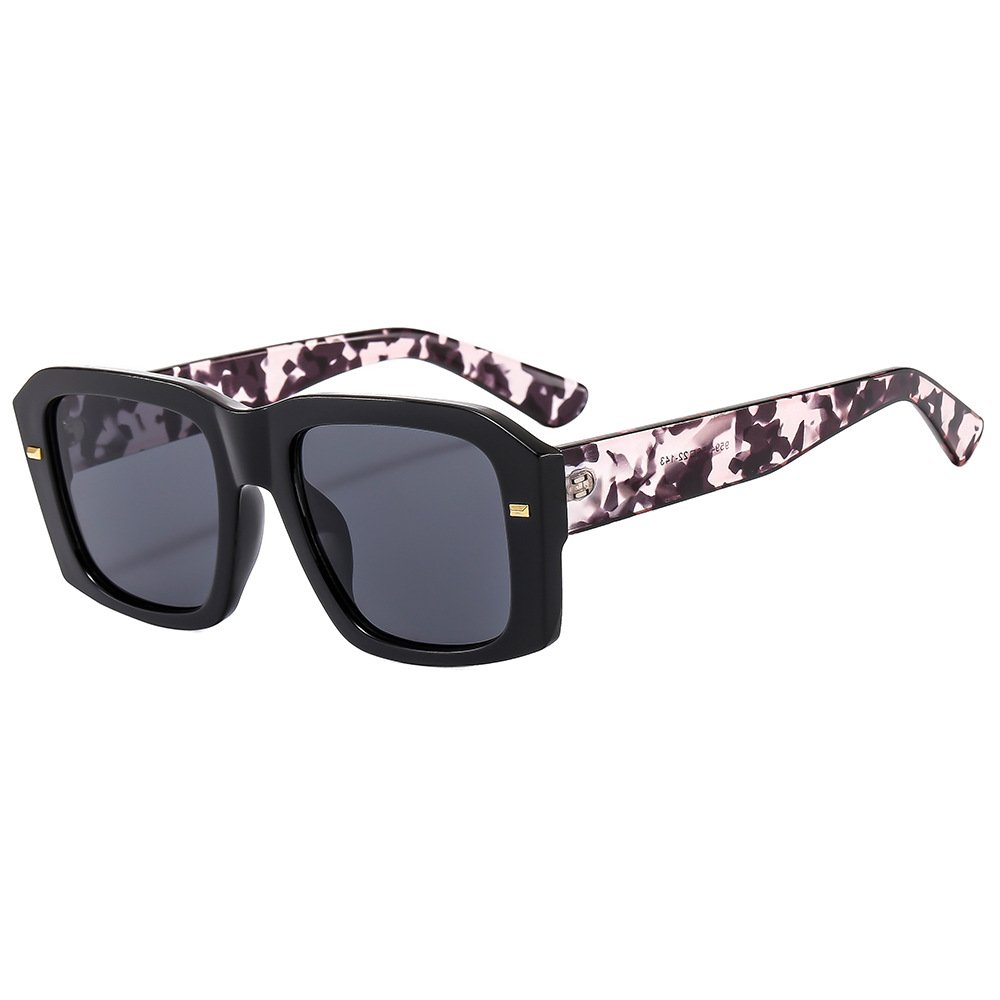 wholesale Custom shades Metal Logo gafas de sol High End Luxury Sexy square designer glasses Thick Acetate Sunglasses Men Women