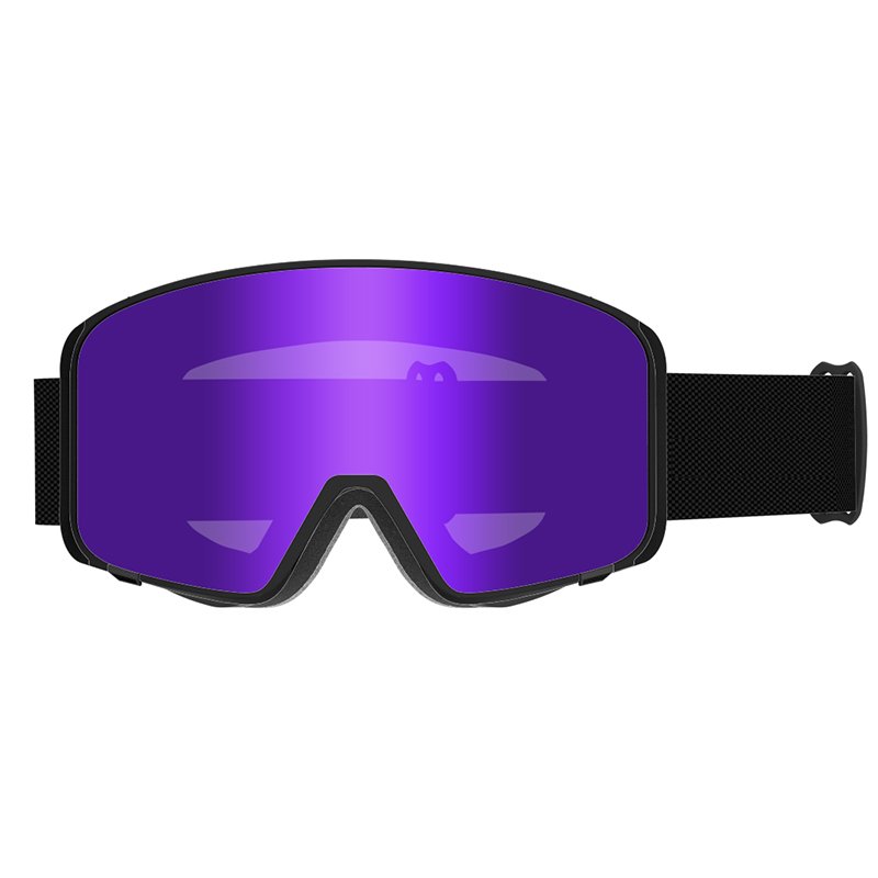 Ski goggles Double anti-fog magnetic lens large frame adult outdoor ski sports equipment