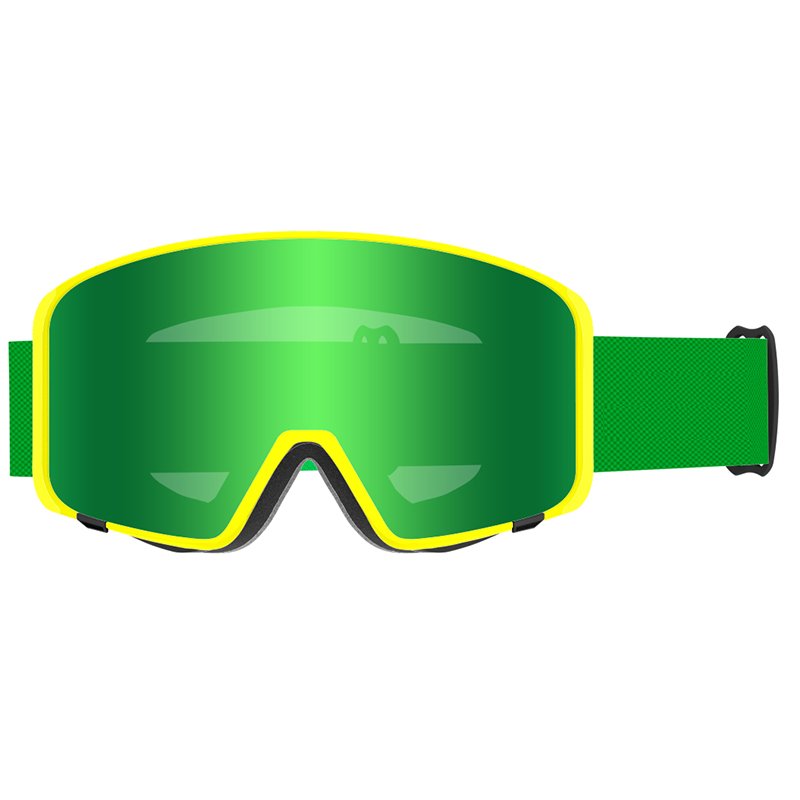 Ski goggles Double anti-fog magnetic lens large frame adult outdoor ski sports equipment