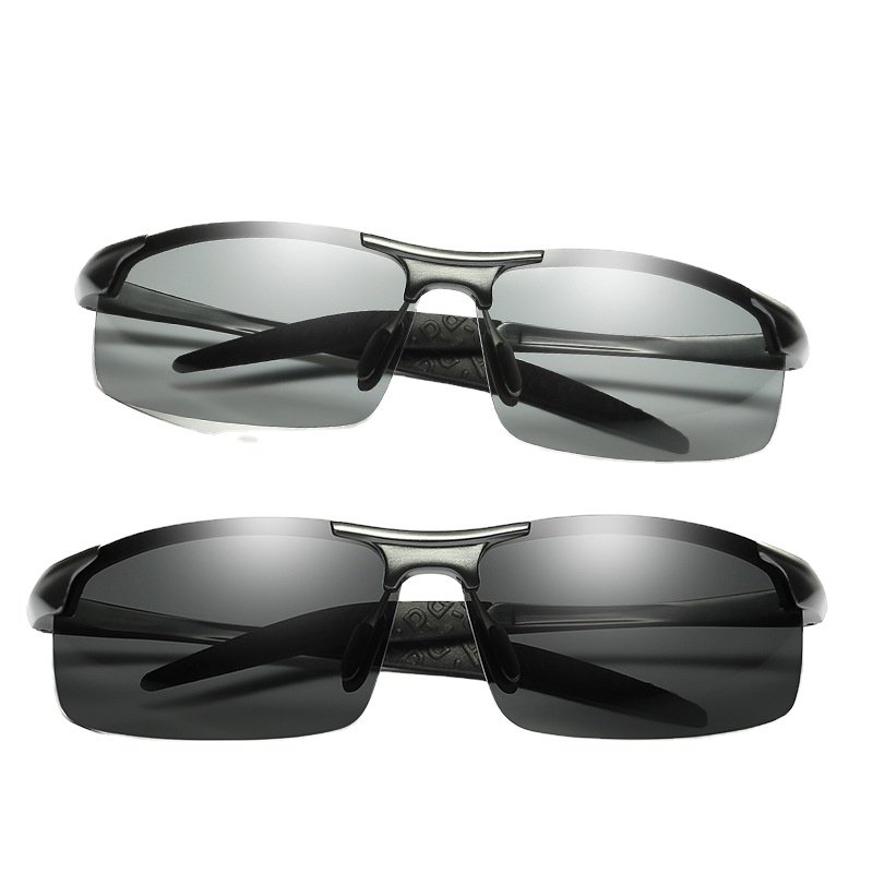2024 Ultra-Light Aluminum-Magnesium Alloy Polarized Fashion Cycling Fishing Outdoor Eyewear Sport Sunglasses For Men