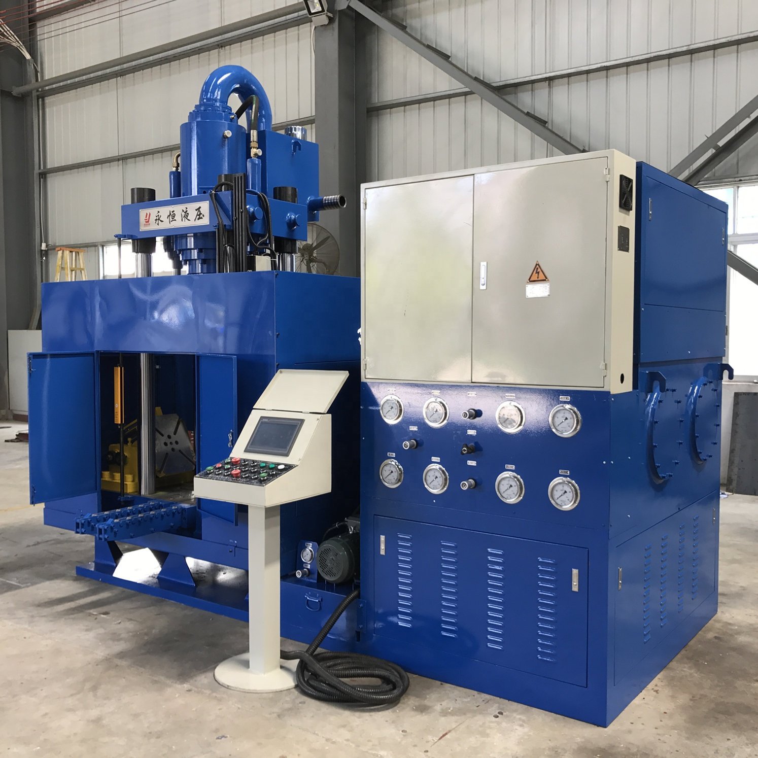 Yongheng Hydraulic Y98-600 Industrial Servo Metal Tube Forming Hydroforming Machine With Mould