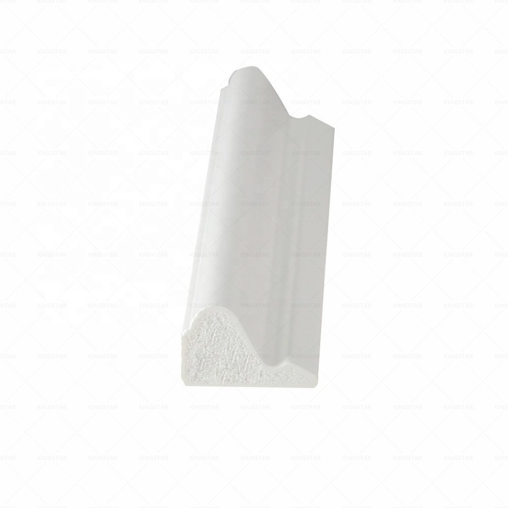 PVC Profile 164 Base 1 1/16"x 1 1/8" Trim and Moulding for Window Frame Wall Panel Roof Edge Home Decoration