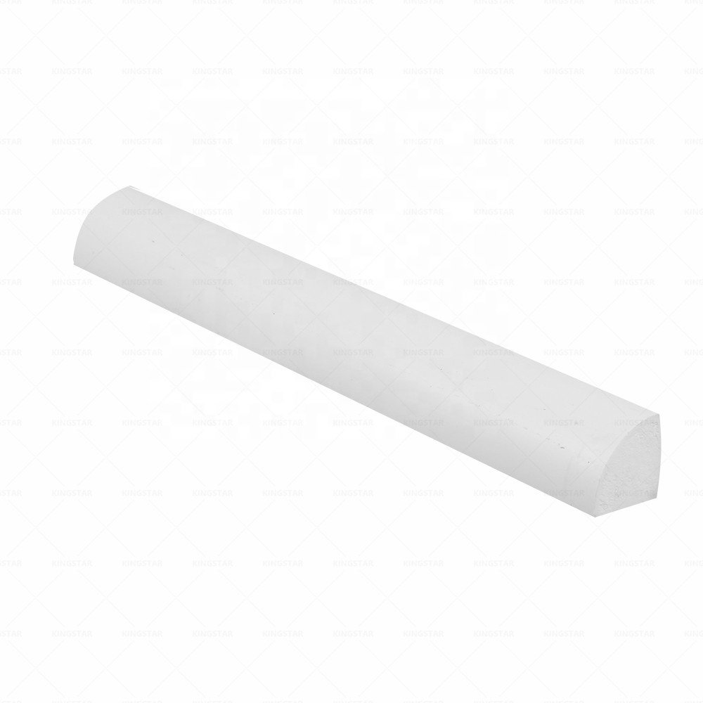 PVC Profile 164 Base 1 1/16"x 1 1/8" Trim and Moulding for Window Frame Wall Panel Roof Edge Home Decoration