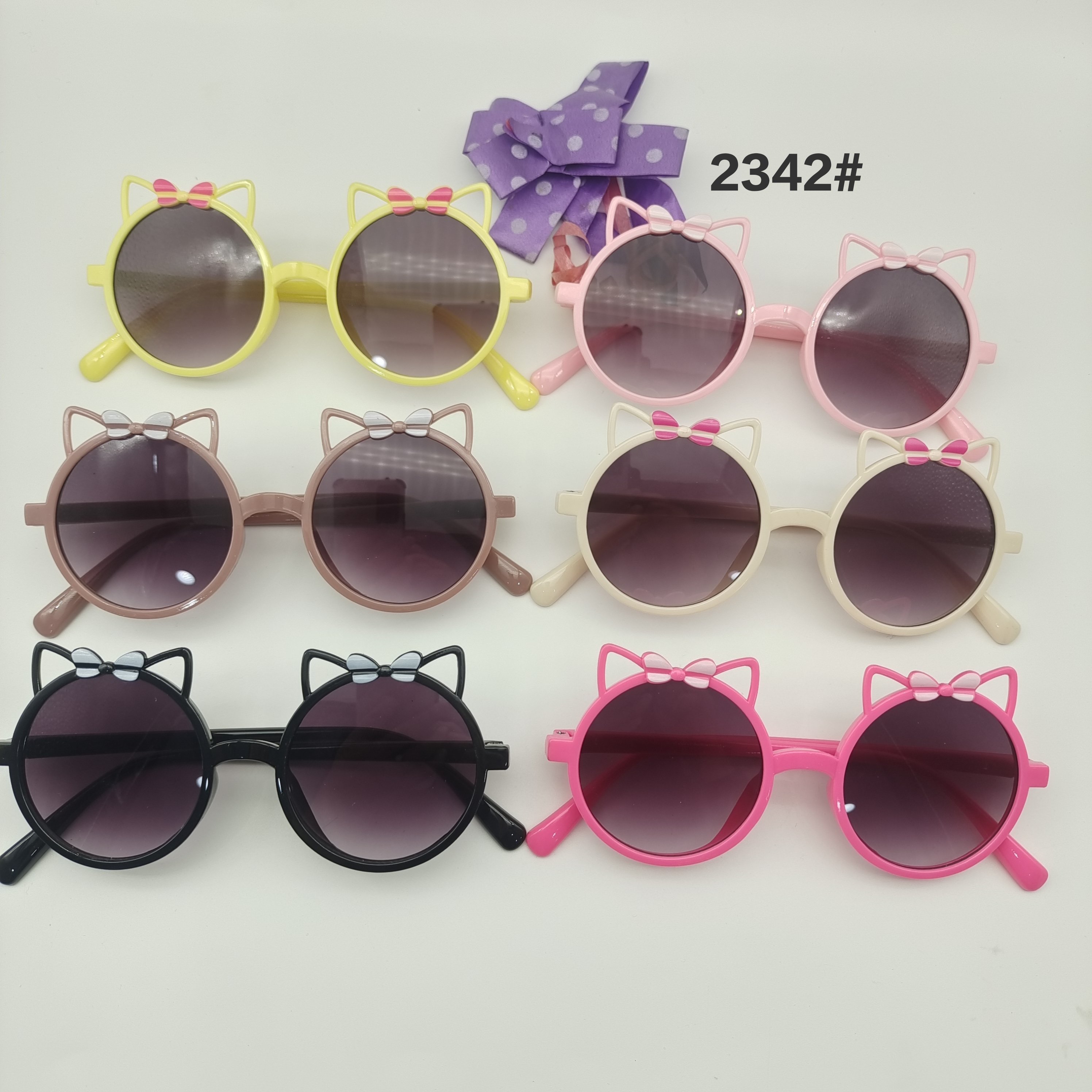 Multi-color plastic sunflowers fashion UV400 cute outdoor baby children kids sunglasses Cool Custom Logo Kids Glasses