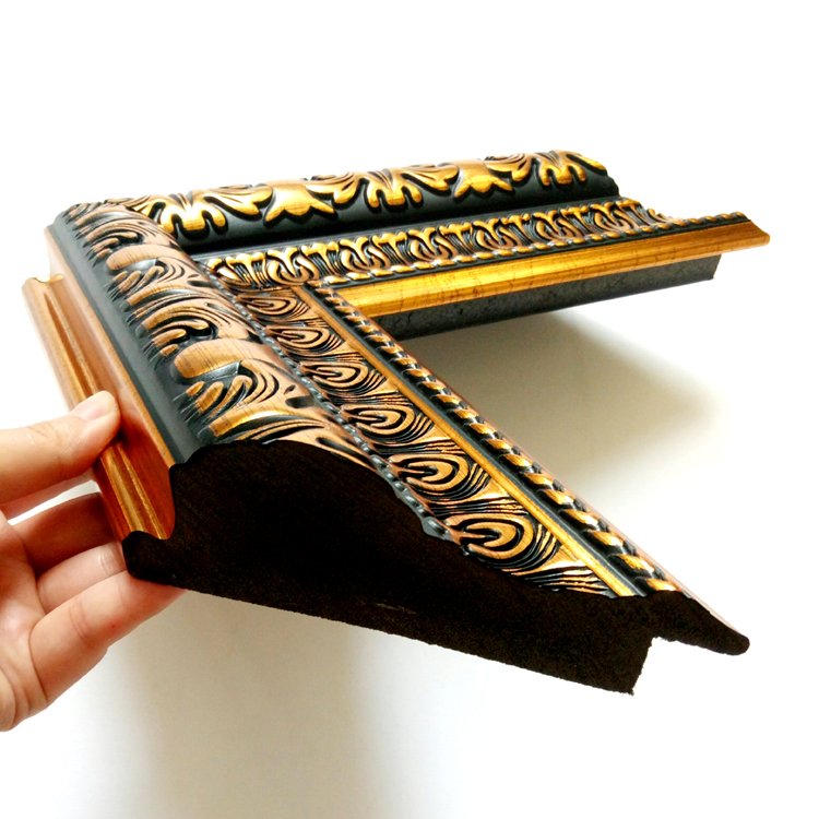 Frame Manufacturer Big Large Size Plastic Moulding PS Oil Painting Frames Cheap Custom Antique Picture Frame Sticks