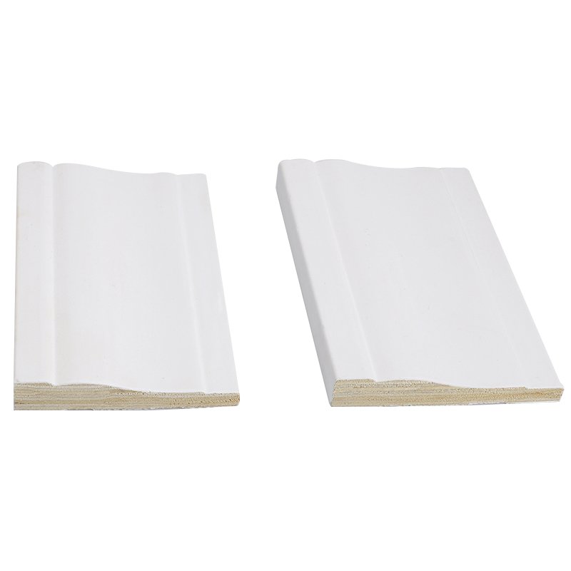 Customized White External Door Frame Moulding MDF Door Jamb Moulding