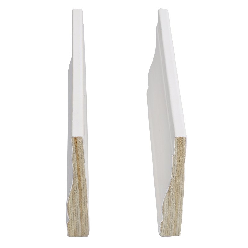 Customized White External Door Frame Moulding MDF Door Jamb Moulding