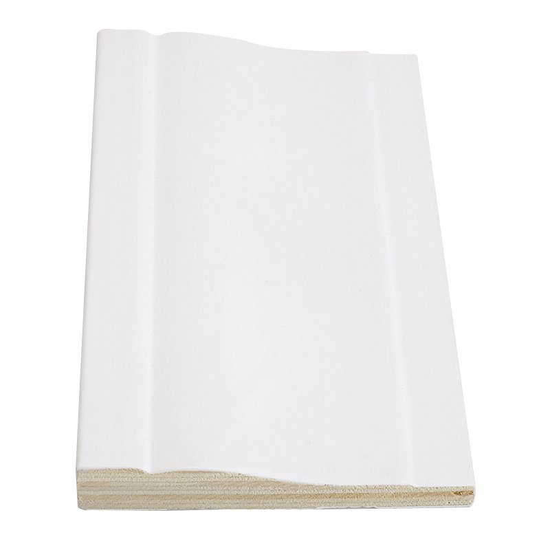 Customized White External Door Frame Moulding MDF Door Jamb Moulding