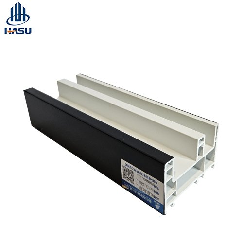 Haisu 80mm White High Quality Plastic Profiles UPVC Sliding Windows Door Moulding OEM ODM Manufacturing