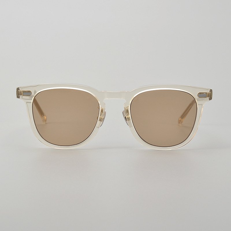 Custom Logo Printing Uv400 Lens Brand Sunglass Designer Retro Dark Glasses Black Frame Acetic Acid Fiber Sunglass