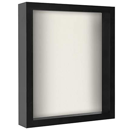 New Square Deep Shadow Box White black Photo Picture Frames
