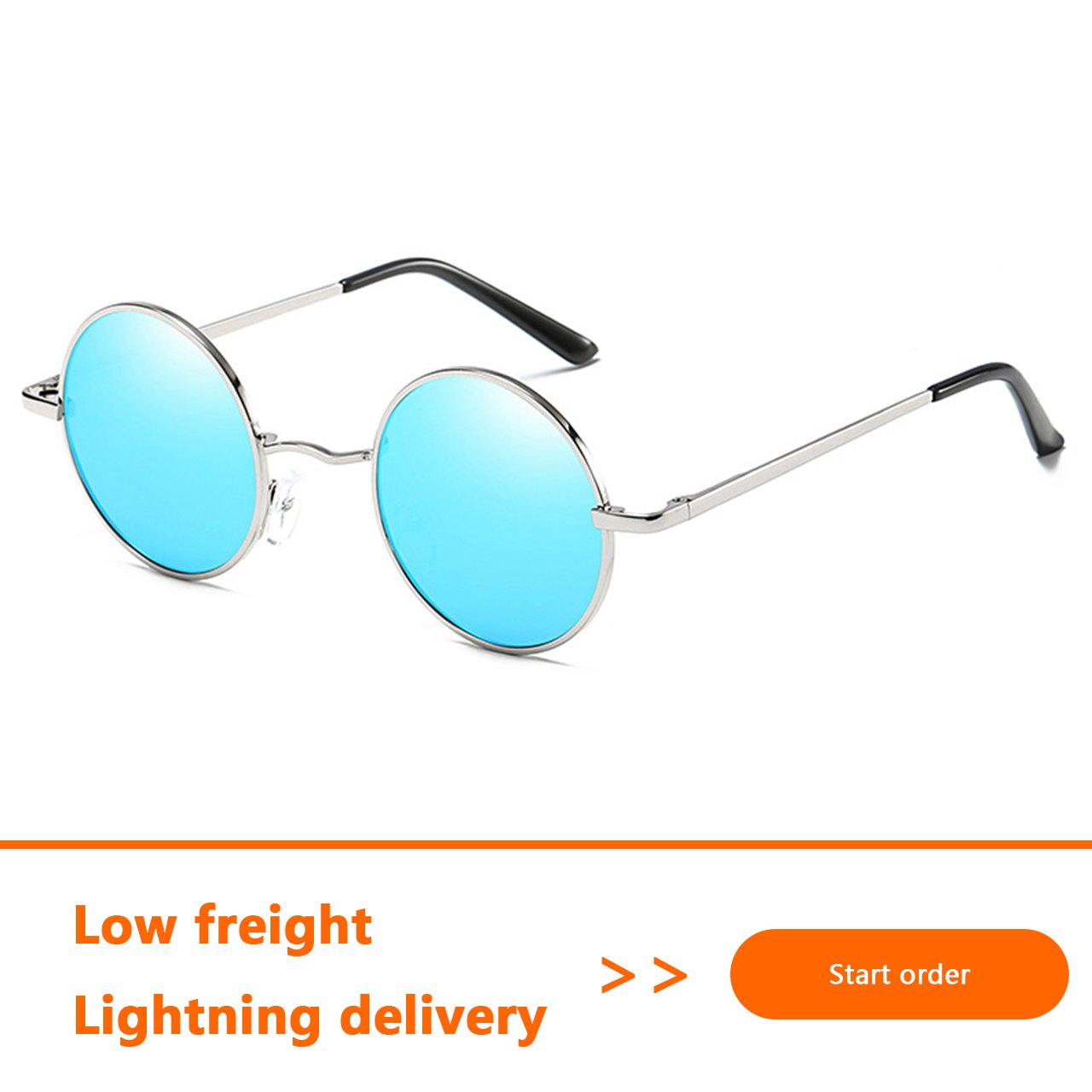 Latest Fashion Special Design Custom Vintage Sun Glasses Round Metal Frame TAC Lenses UV400 Polarized Round Unisex Sunglasses