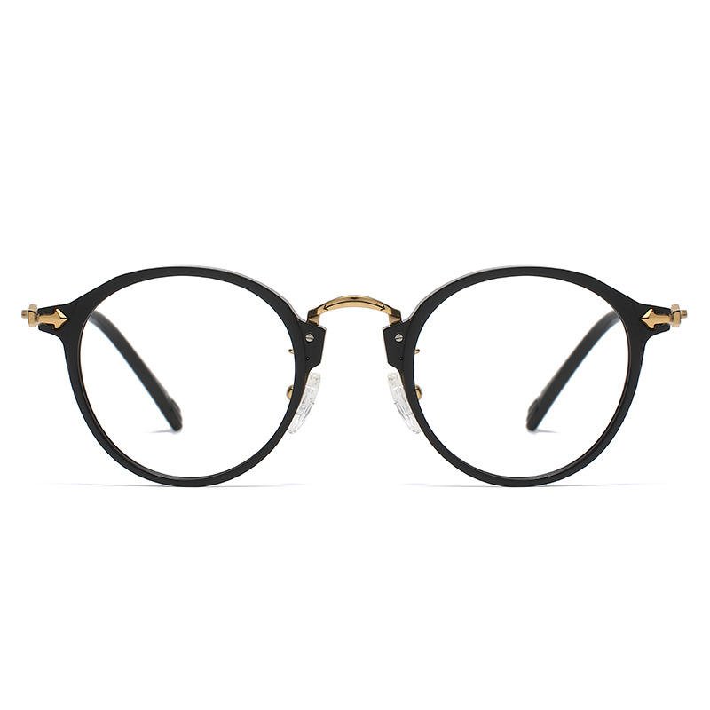 2023 Glasses Frame Oval Small Frame Pure Titanium Glasses Frame Men Retro Transparent Glasses Ultra Light