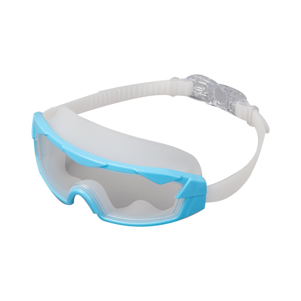Cross-border new men's and women's anti-fog swimming goggles electroplated large frame silicone swimming goggles