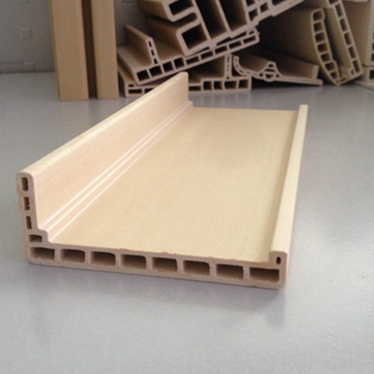 Factory Manufacture Various Wood Plastic Material Luxury Wpc Door Architraves Moulding
