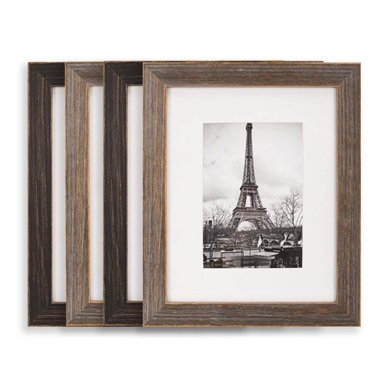 HOFINE custom American retro light luxury solid wood floating molding decorative picture photo frame