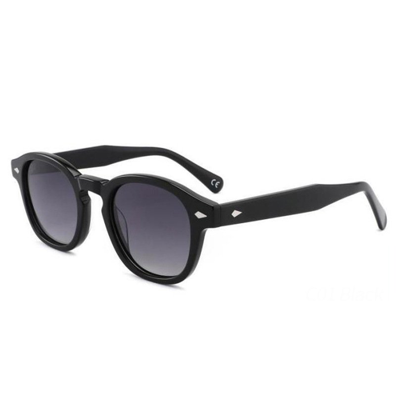 FW USA Hot Sale 18S Luxury Brand Designer Retro Oval Sun Glasses Polarized Custom Logo Fashion Acetate Sunglasses Women Men