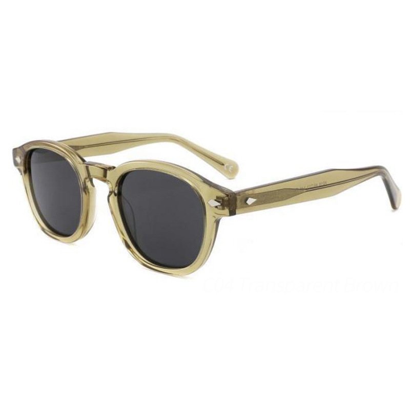 FW USA Hot Sale 18S Luxury Brand Designer Retro Oval Sun Glasses Polarized Custom Logo Fashion Acetate Sunglasses Women Men