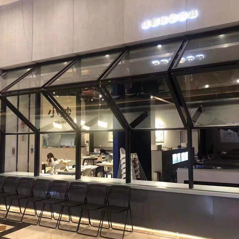 for home Bi Fold Slide Up Top Others Vertical Fold Bifold Commercial Sliding Pass Through moulding design folding window