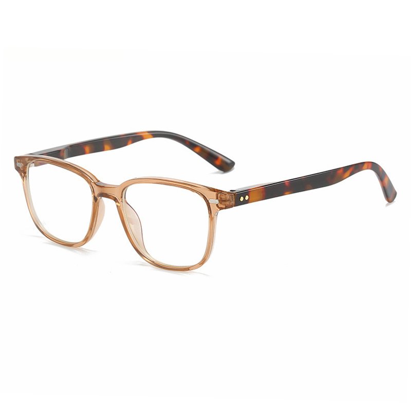 Wholesale Custom Logo Classic Square Reading Frames Plastic Spring Hinge Designer Reading Glasses For Men