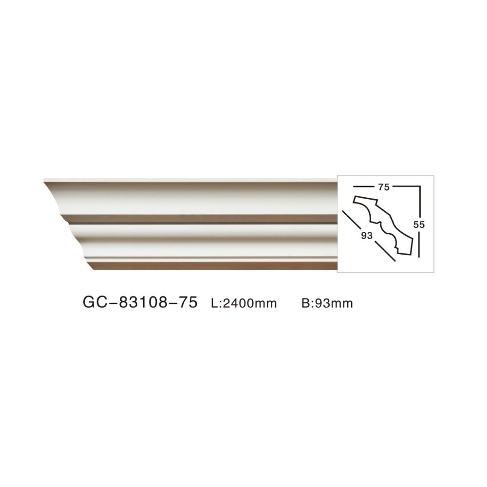Factory direct sale PU decorative moulding wall frame moulding PU cornice for ceiling