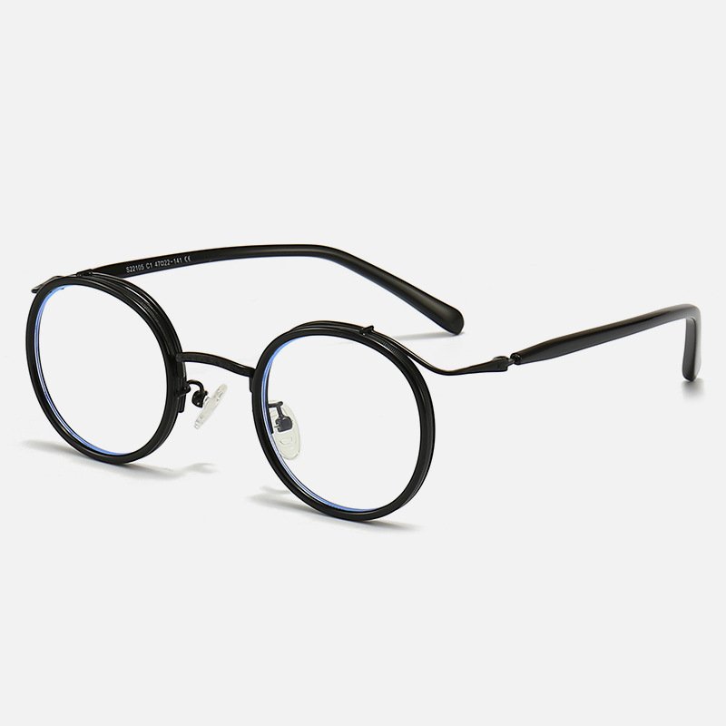 High Quality Classic Retro Round Spectacle Frames Anti Blue Light TR90 S22105 Optical Glasses Frames Unisex in Stock